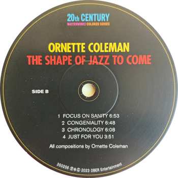 LP Ornette Coleman: The Shape Of Jazz To Come LTD | CLR