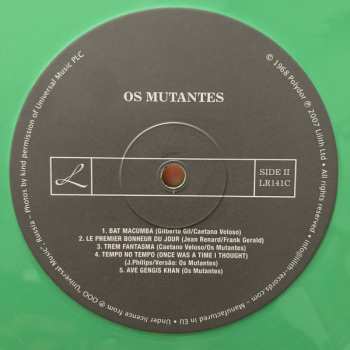 LP Os Mutantes: Os Mutantes CLR