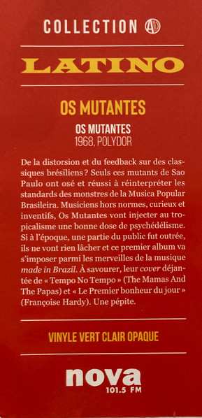 LP Os Mutantes: Os Mutantes CLR