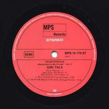 6LP/Caja Oscar Peterson: Exclusively For My Friends LTD