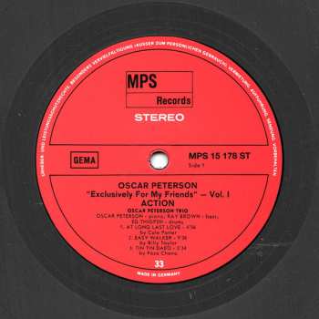 6LP/Caja Oscar Peterson: Exclusively For My Friends LTD