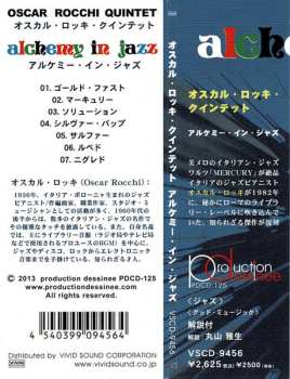 CD Oscar Rocchi Quintet: Alchemy In Jazz