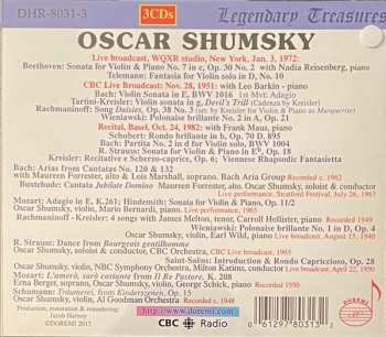 3CD/Caja Oscar Shumsky: Broadcasts And Live Performance 1940-1982