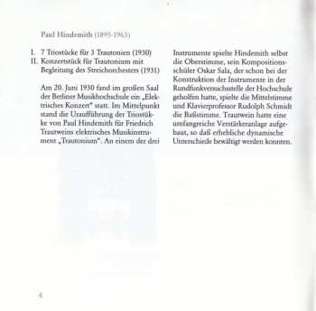 CD Oskar Sala: Elektronische Impressionen