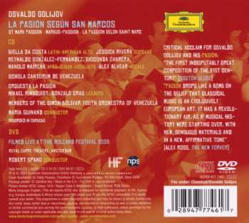 2CD/DVD Osvaldo Golijov: La Pasión Según San Marcos