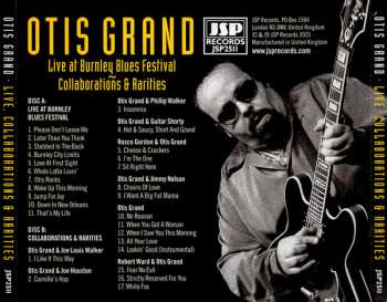 2CD Otis Grand: Live At Burnley Blues Festival ~ Collaborations & Rarities