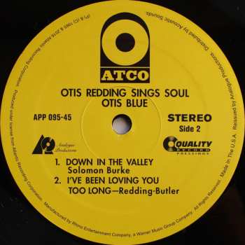 2LP Otis Redding: Otis Blue / Otis Redding Sings Soul