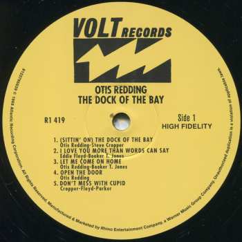 LP Otis Redding: The Dock Of The Bay