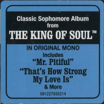 LP Otis Redding: The Great Otis Redding Sings Soul Ballads