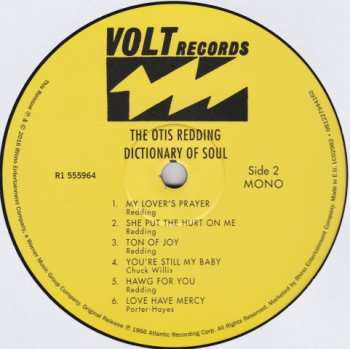 2LP/SP Otis Redding: The Otis Redding Dictionary Of Soul - Complete & Unbelievable
