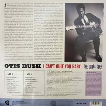 LP Otis Rush:  I Can't Quit You Baby - The Cobra Sides 