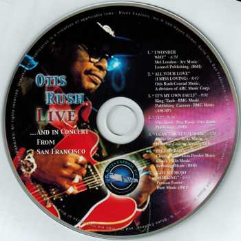 CD Otis Rush: Live ...And In Concert From San Francisco