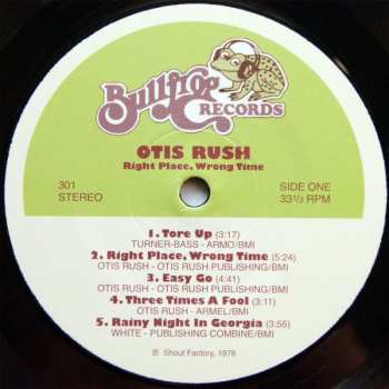 LP Otis Rush: Right Place, Wrong Time LTD
