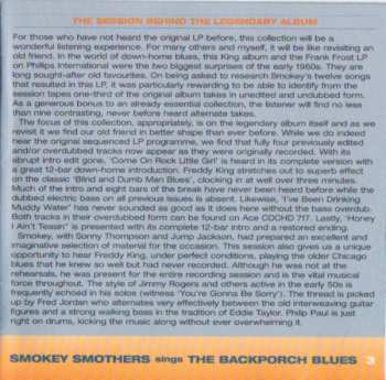 CD Otis "Smokey" Smothers: Sings The Backporch Blues