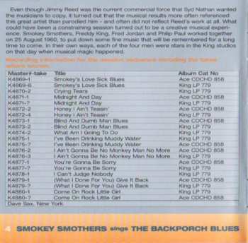 CD Otis "Smokey" Smothers: Sings The Backporch Blues