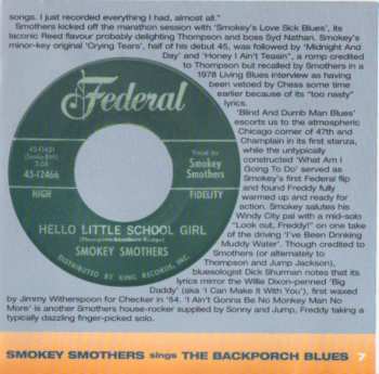 CD Otis "Smokey" Smothers: Sings The Backporch Blues