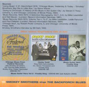 CD Otis "Smokey" Smothers: Sings The Backporch Blues
