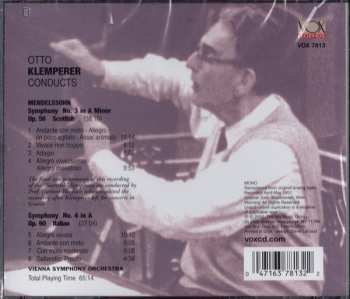 CD Otto Klemperer: Symphony No. 3 "Scottish" / Symphony No. 4 "Italian"