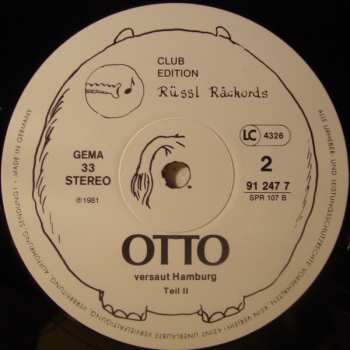 LP Otto Waalkes: Otto Versaut Hamburg