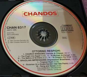 CD Philharmonia Orchestra: Church Windows / Brazilian Impressions