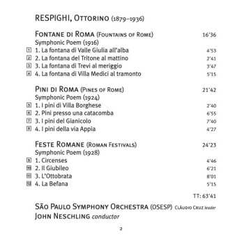 Caja/7SACD Ottorino Respighi: Orchestral Works