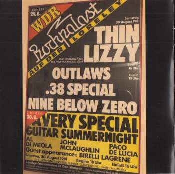 CD/DVD Outlaws: Live At Rockpalast 1981