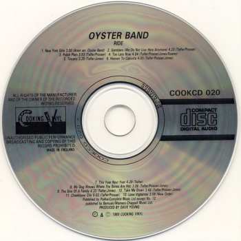 CD Oysterband: Ride
