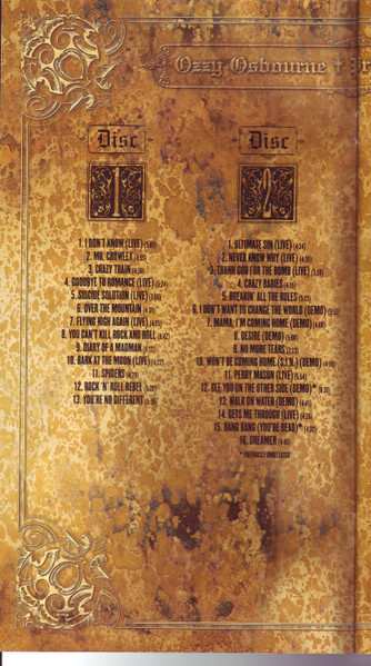4CD/Caja Ozzy Osbourne: Prince Of Darkness