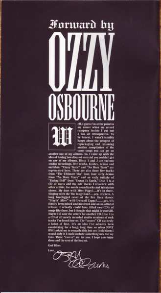 4CD/Caja Ozzy Osbourne: Prince Of Darkness
