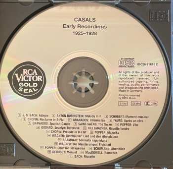 CD Pablo Casals: Early Recordings 1925 - 1928