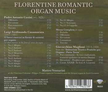 CD Padre Antonio Casini: Florentine Romantic Organ Music