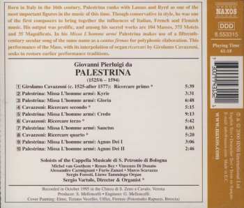 CD Giovanni Pierluigi da Palestrina: Missa L'Homme Armé (A 5 Voci)