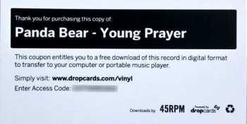 LP Panda Bear: Young Prayer LTD