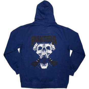 Mercancía Pantera: Pantera Unisex Pullover Hoodie: Mouth For War B&w (back Print) (small) S