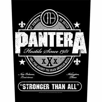 Mercancía Pantera: Zádová Nášivka Stronger Than All