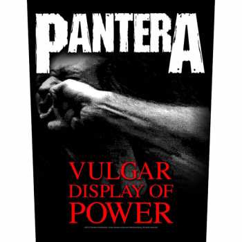 Mercancía Pantera: Zádová Nášivka Vulgar Display Of Power