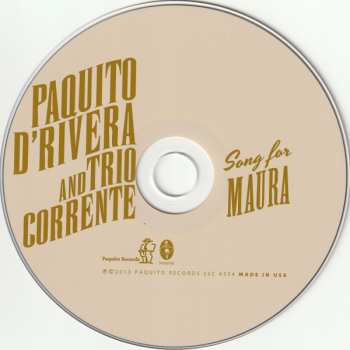 CD Paquito D'Rivera: Song For Maura