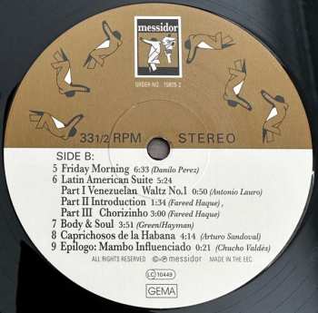 LP Paquito D'Rivera: Reunion LTD