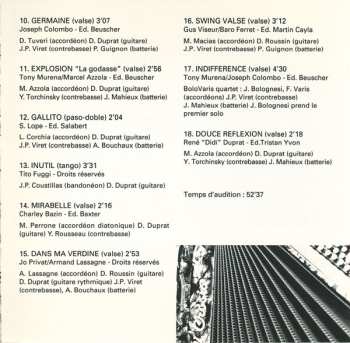 CD Paris Musette: Vol. 2 • Swing Et Manouche - Le Repertoire