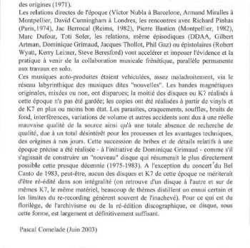 CD Pascal Comelade: Back To Schizo (1975 - 1983)