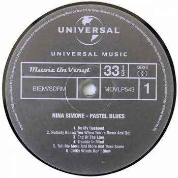 LP Nina Simone: Pastel Blues