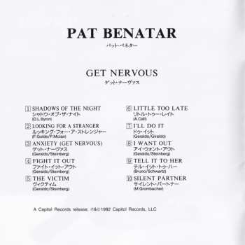 CD Pat Benatar: Get Nervous = ゲット・ナーヴァス LTD