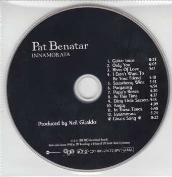 2CD Pat Benatar: Innamorata / 8-15-80