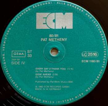 2CD Jack DeJohnette: 80/81