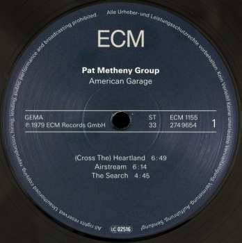 LP Pat Metheny Group: American Garage