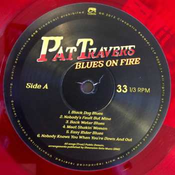 LP Pat Travers: Blues On Fire