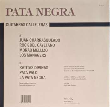 LP Pata Negra: Guitarras Callejeras