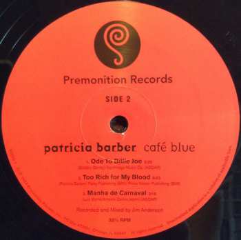 2LP Patricia Barber: Café Blue