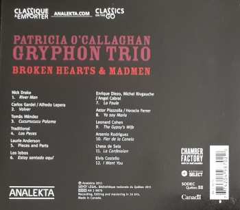 CD The Gryphon Trio: Broken Hearts & Madmen