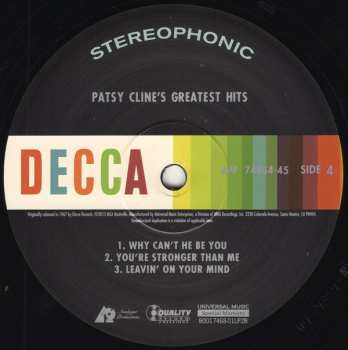 2LP Patsy Cline: Greatest Hits